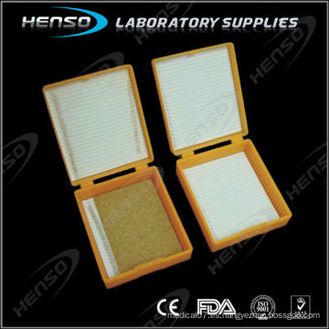 Caja de diapositivas de microscopio